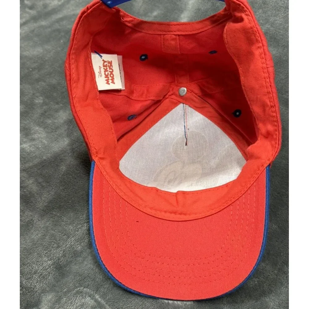 Disney Youth Kids Mickey Mouse‎ MVP 28 Baseball Cap Hat Red and Blue